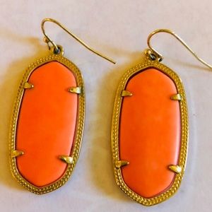 Kendra Scott Coral Elle Earrings